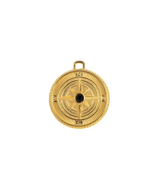 Gold Charm Compass
