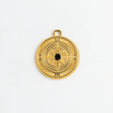 Gold Charm Compass