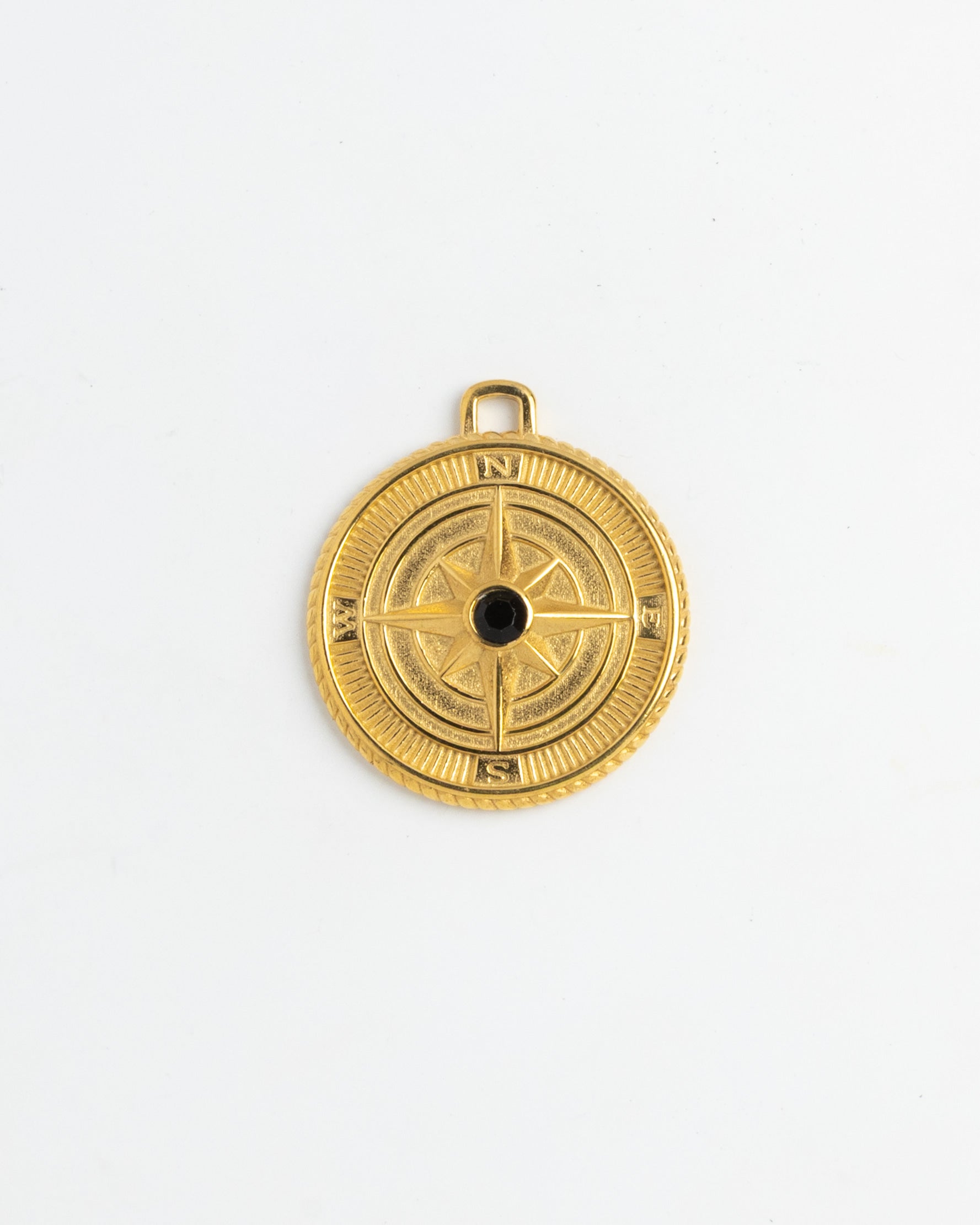 Gold Charm Compass