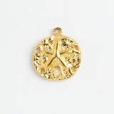 Gold Charm Sand Dollar
