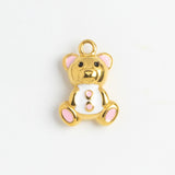 Gold Charm Teddy Bear II