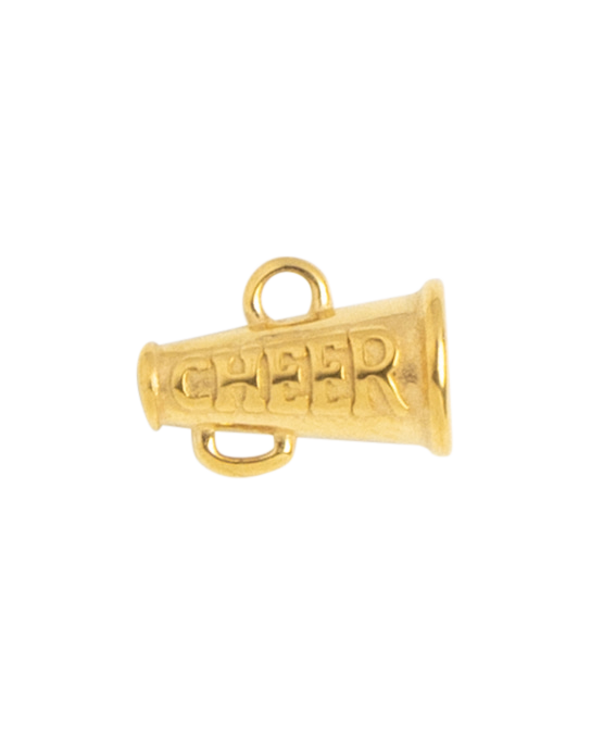 Gold Charm Cheer Megaphone