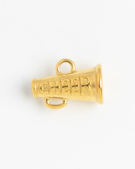 Gold Charm Cheer Megaphone