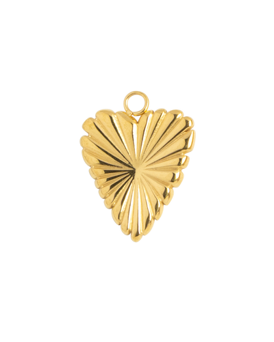 Gold Charm Radiant Heart II