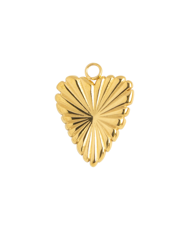 Gold Charm Radiant Heart II