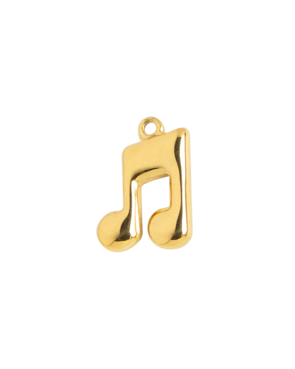 Gold Charm Music Note II