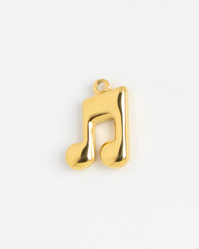 Gold Charm Music Note II