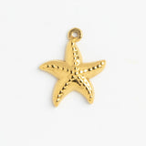 Gold Charm Starfish II