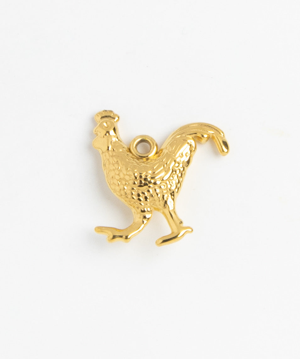 Gold Charm Rooster