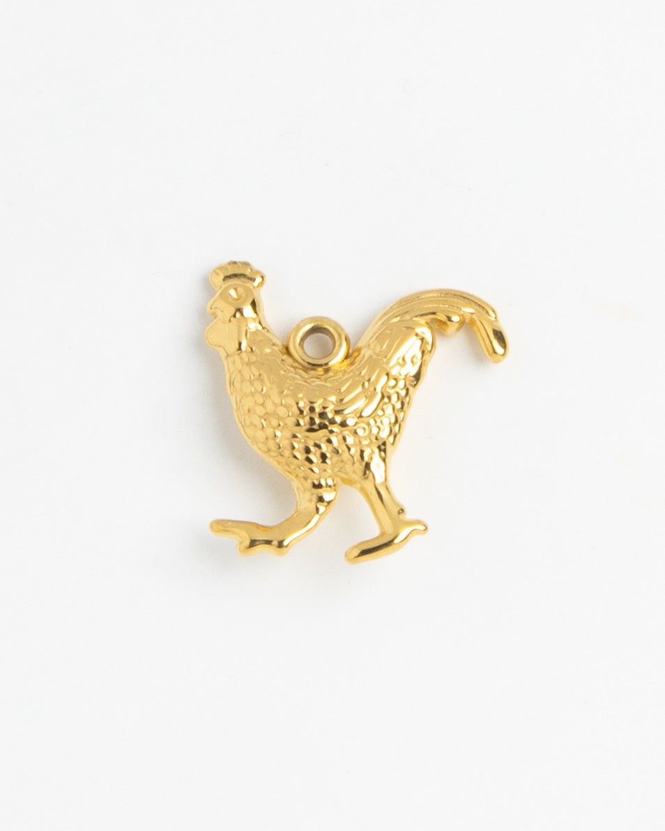 Gold Charm Rooster