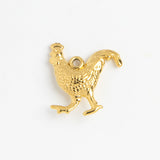 Gold Charm Rooster