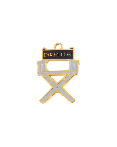 Gold Charm Director Chair