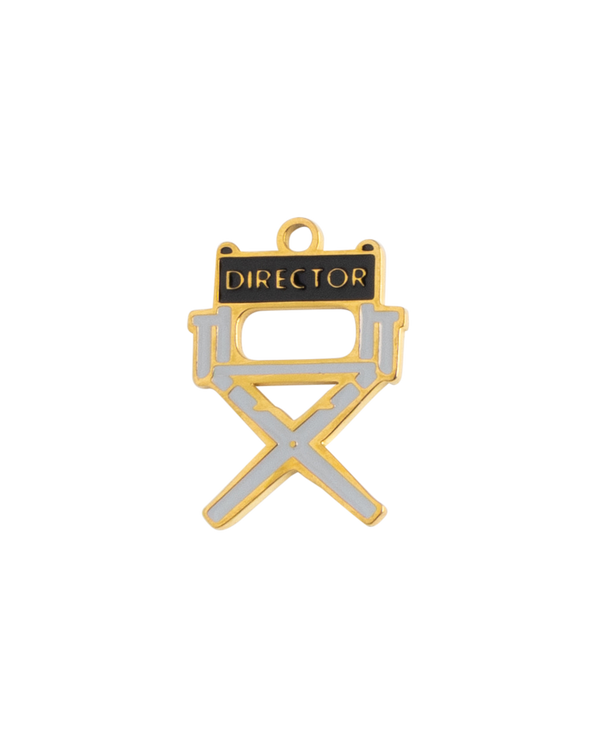 Gold Charm Director Chair