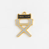 Gold Charm Director Chair