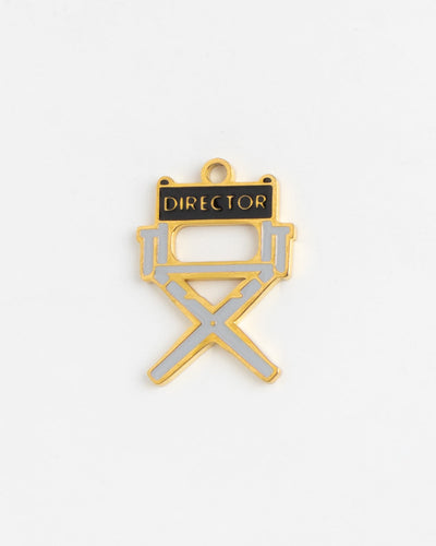 Gold Charm Director Chair