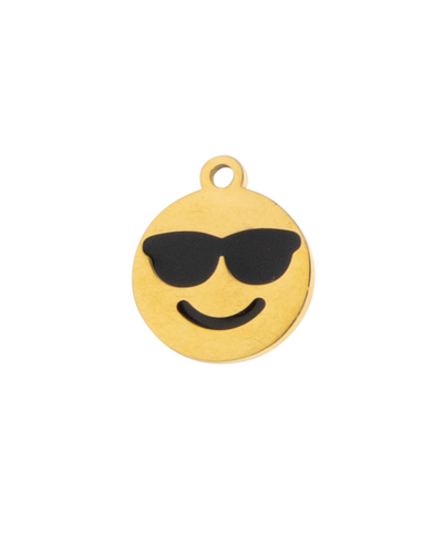 Gold Charm Cool Emoji