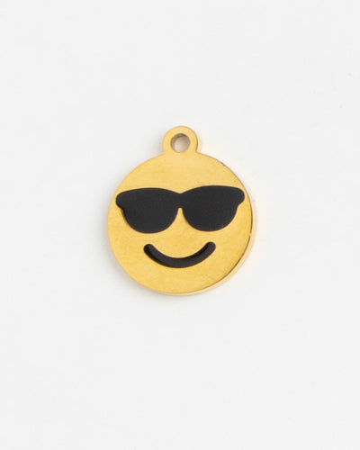 Gold Charm Cool Emoji