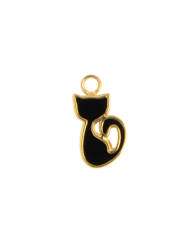 Gold Charm Black Cat IV