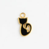 Gold Charm Black Cat IV