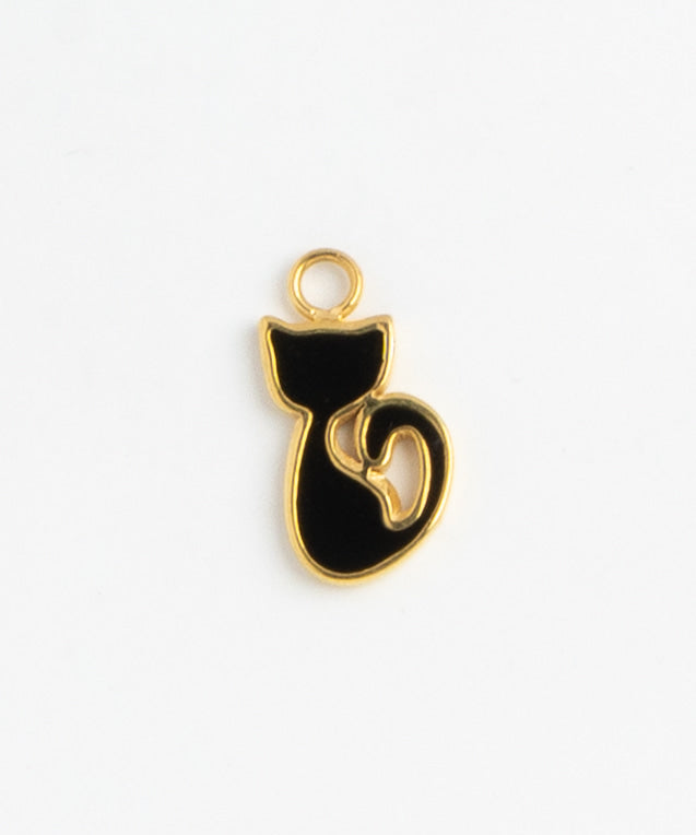 Gold Charm Black Cat IV