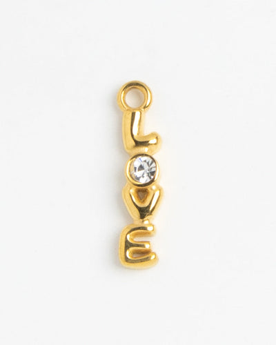 Gold Charm Love