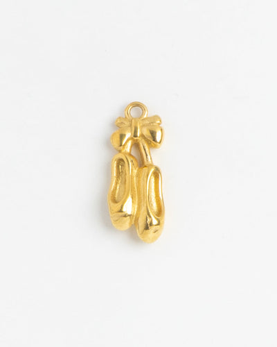 Gold Charm Ballet Slippers II