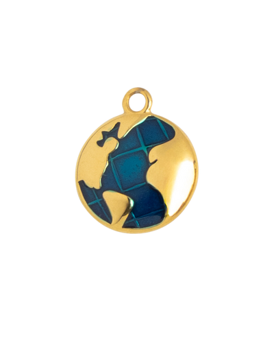 Gold Charm Globe