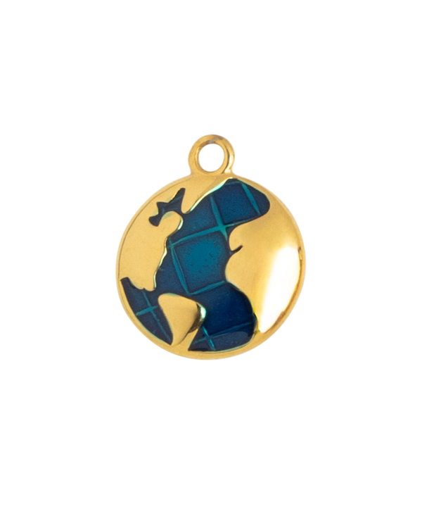 Gold Charm Globe
