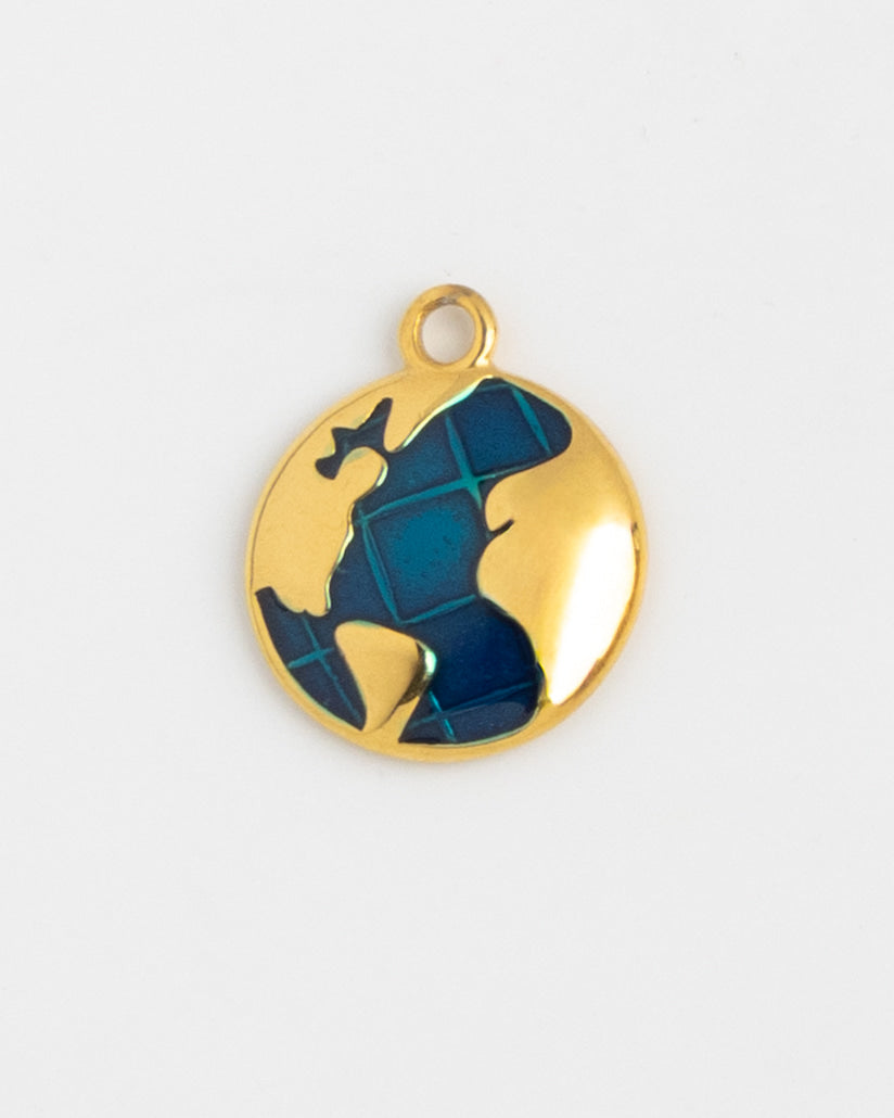 Gold Charm Globe