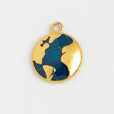 Gold Charm Globe