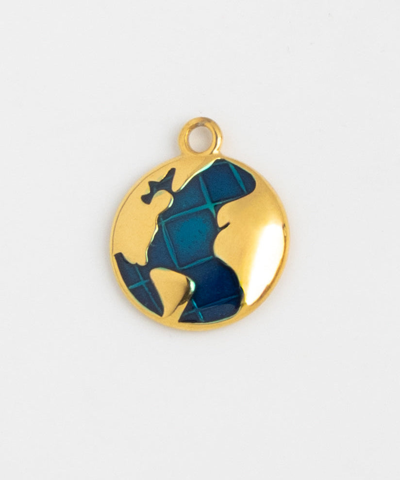 Gold Charm Globe