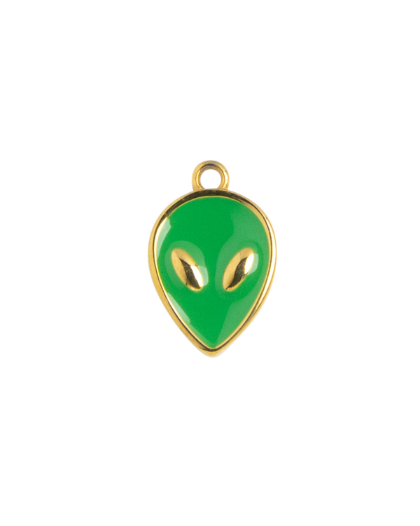 Gold Charm Alien