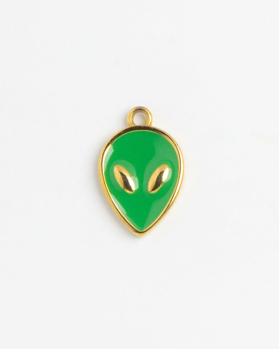 Gold Charm Alien