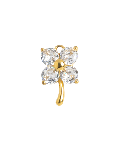 Gold Charm Crystal Flower II