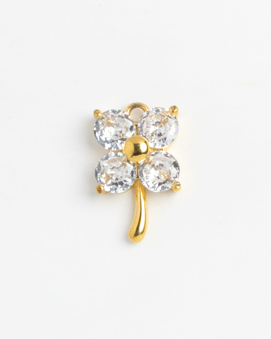 Gold Charm Crystal Flower II