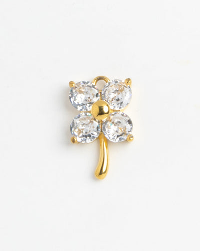 Gold Charm Crystal Flower II