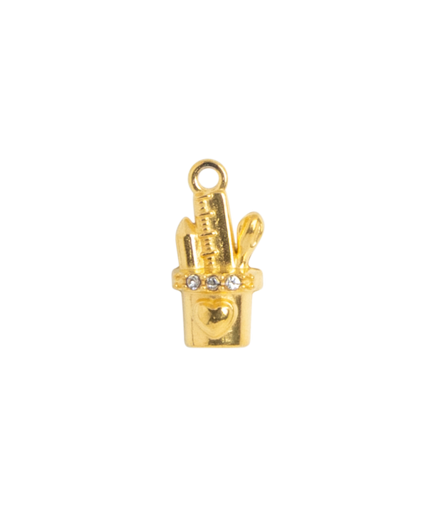 Gold Charm Makeup Brushes