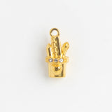 Gold Charm Makeup Brushes