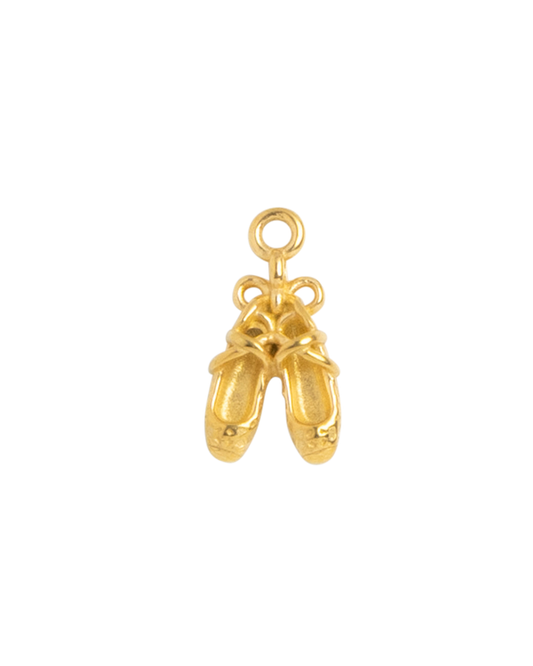 Gold Charm Pointe Shoes