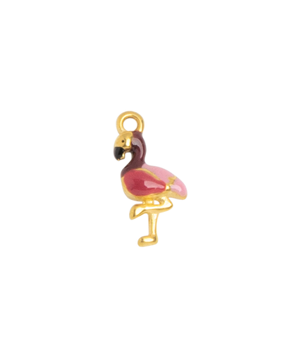 Gold Charm Flamingo
