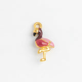 Gold Charm Flamingo
