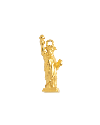 Gold Charm Statue of Liberty