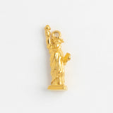 Gold Charm Statue of Liberty