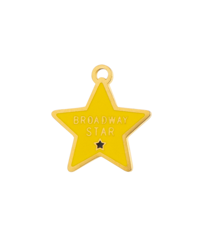 Gold Charm Broadway Star