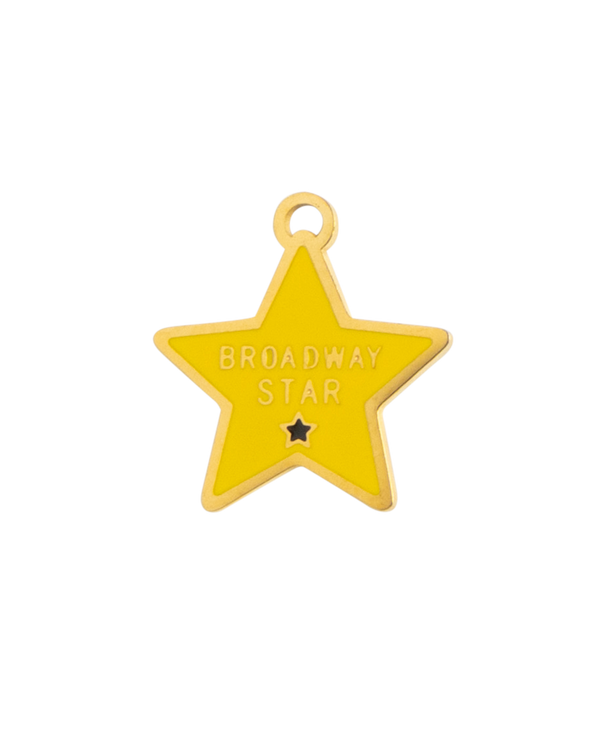 Gold Charm Broadway Star