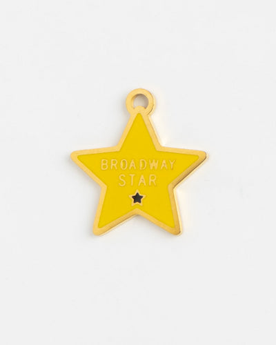 Gold Charm Broadway Star
