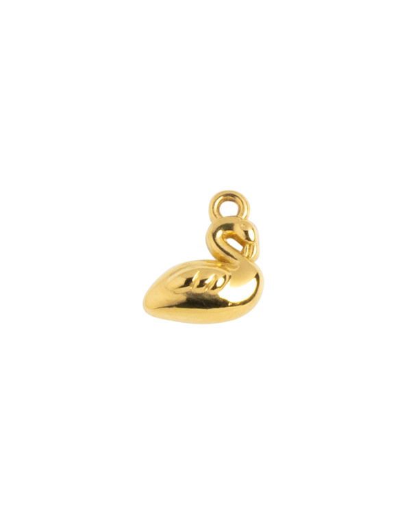 Gold Charm Swan