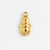 Gold Charm Vintage Microphone