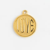 Gold Charm Love Coin II