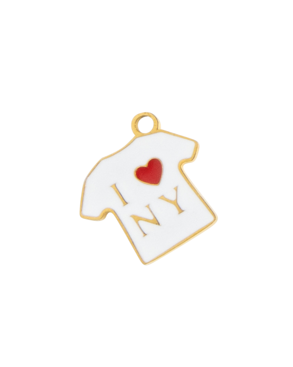 Gold Charm I Love NY Shirt II